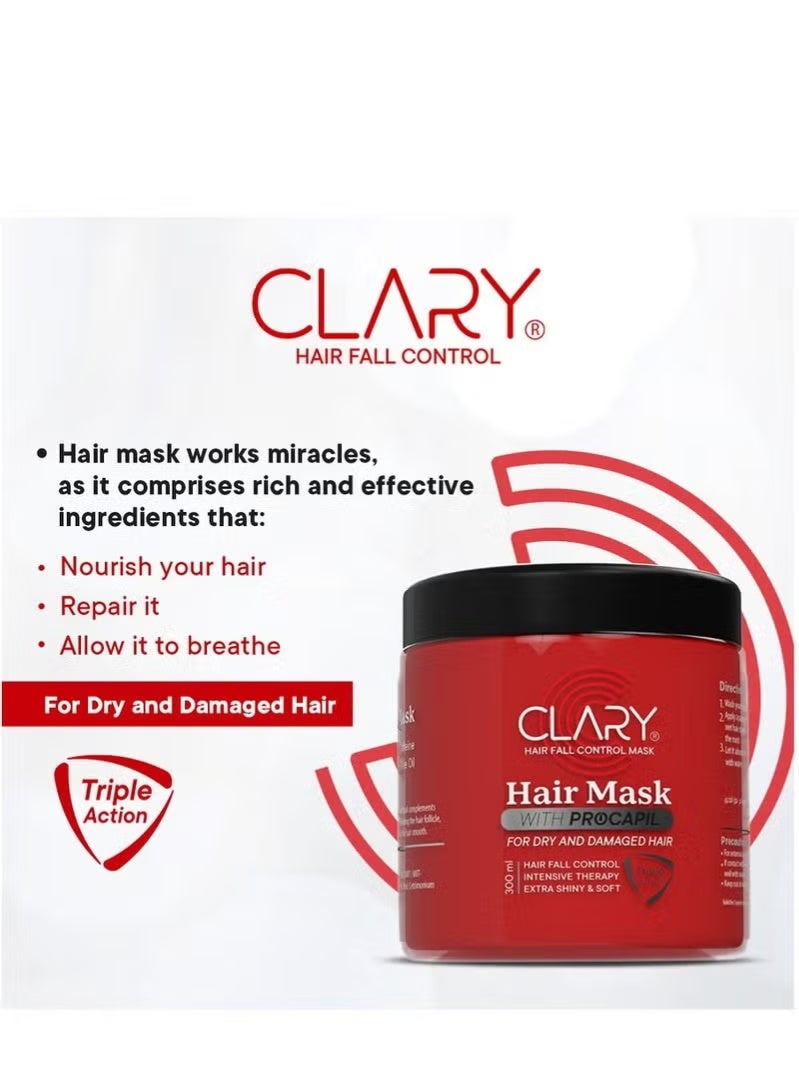 CLARY Hair Mask With Procapil 300ml - Image 2